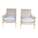 Pair of Directoire armchairs