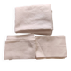 Damask white tablecloth and napkins