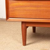 Danish teak chest of drawers, 4 drawers by Arne Vodder for Sibast 1960.