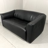 De Sede DS 47 dark brown neckleather 2-1/2 seats sofa