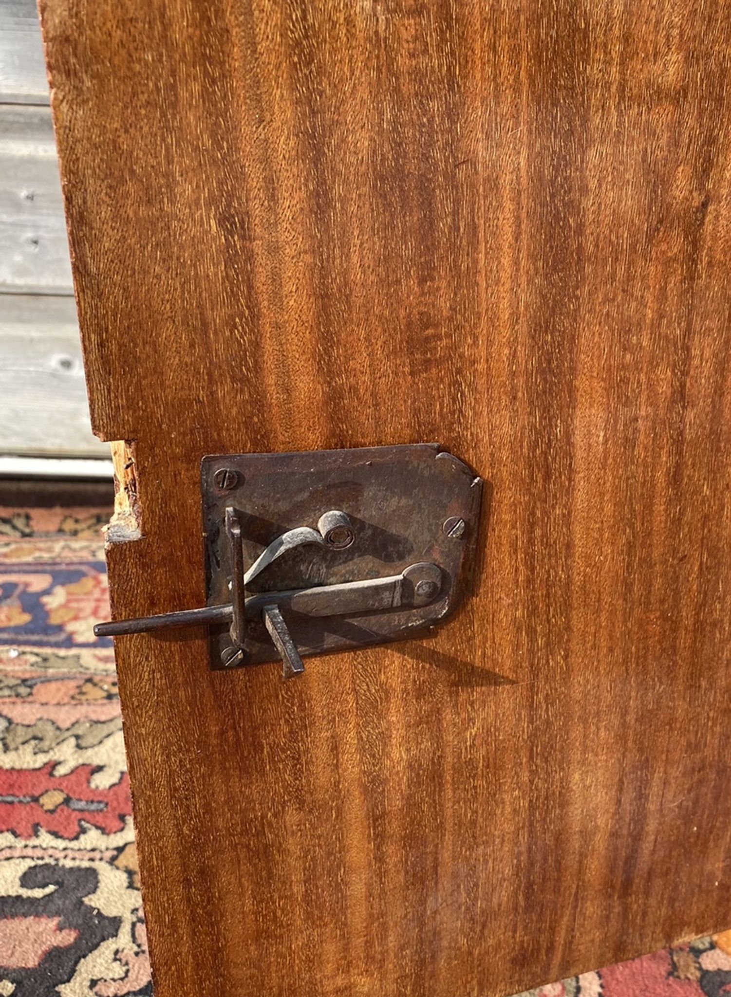 Mahogany Secretary Period Transition XVIII Eme Century