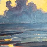 Original poster after Piet MONDRIAN, By the sea, Yale University, 1988