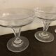4 coupes champenoises en cristal Baccarat
