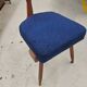 Guillerme chambron tripod chair 1950's, set of 8
