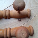 Pair of antique 3 hooks