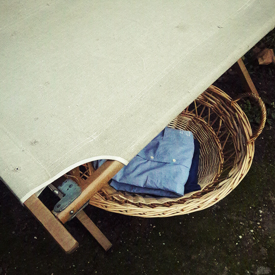 Period military camp bed