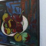 Uldis Rēdelis still life painting "With red vessel" | Latvia | 2005