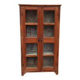 Armoire vitrée en bois