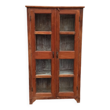 Wooden glass cabinet