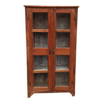 Wooden glass cabinet