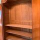 Louis XV Rocaille cabinet in walnut with bevelled mirrors