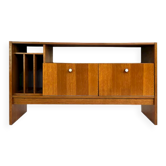 Vintage row or storage cabinet 60s vinyl doors