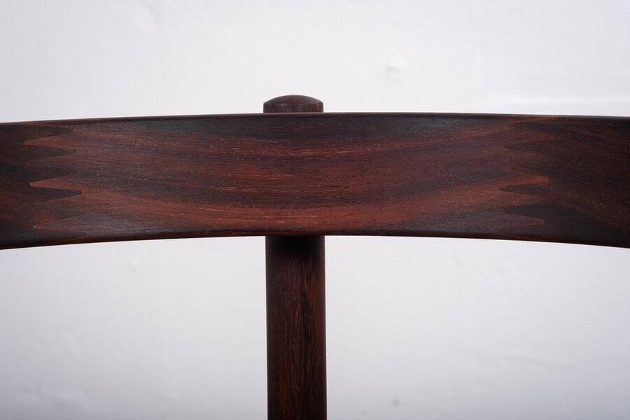 Dining Chairs in Rosewood attributed to Hugo Frandsen for Børge M.S, Denmark, 1964, Set of 4