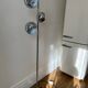 Vintage chrome floor lamp - 60s-70s - Space Age / Mid-Century Mo style