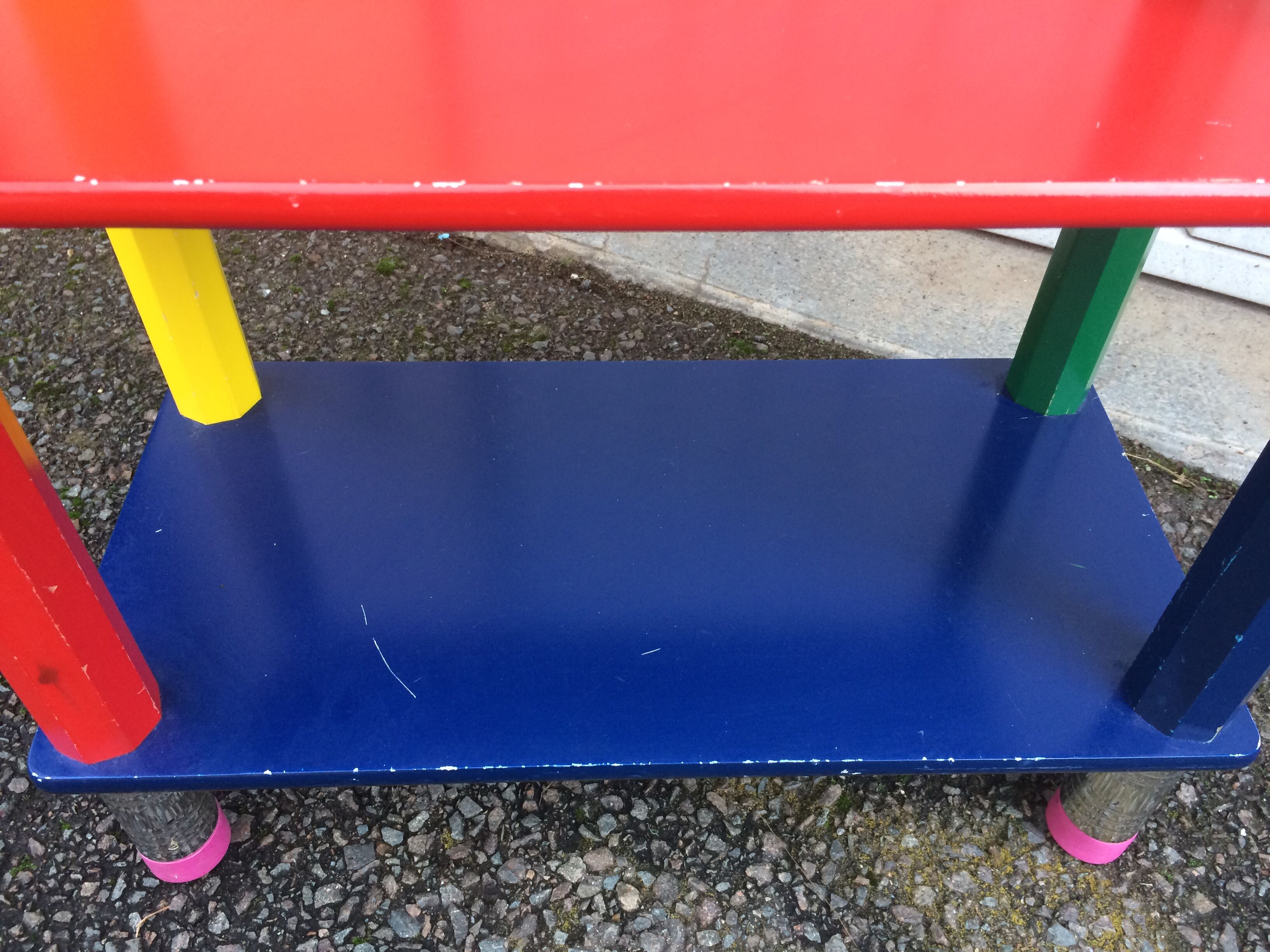 Stone Salon pencil shelf for children
