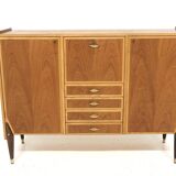 Scandinavian sideboard in teak and oak, Sweden, 1950