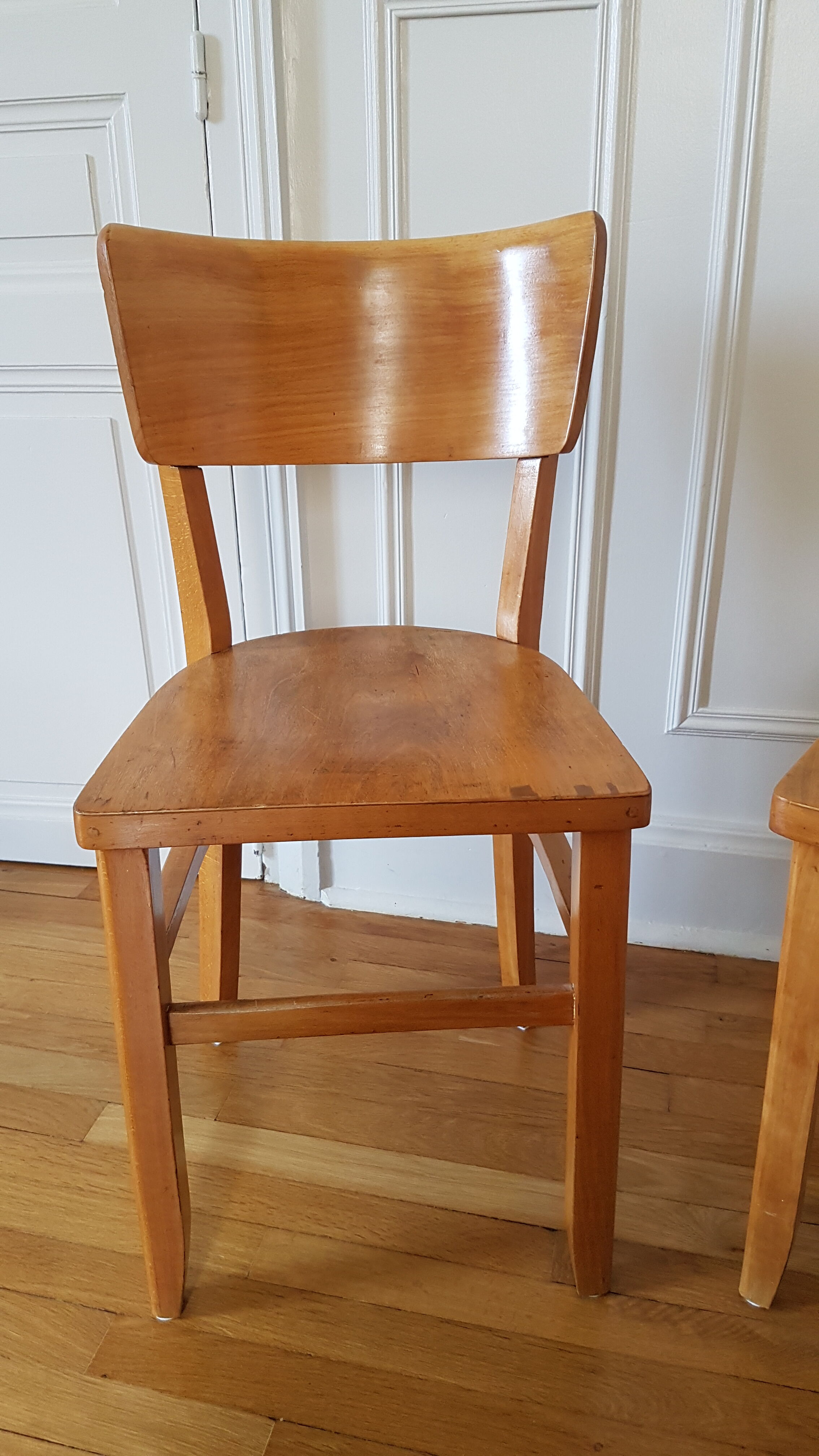 Pair of bistro chairs