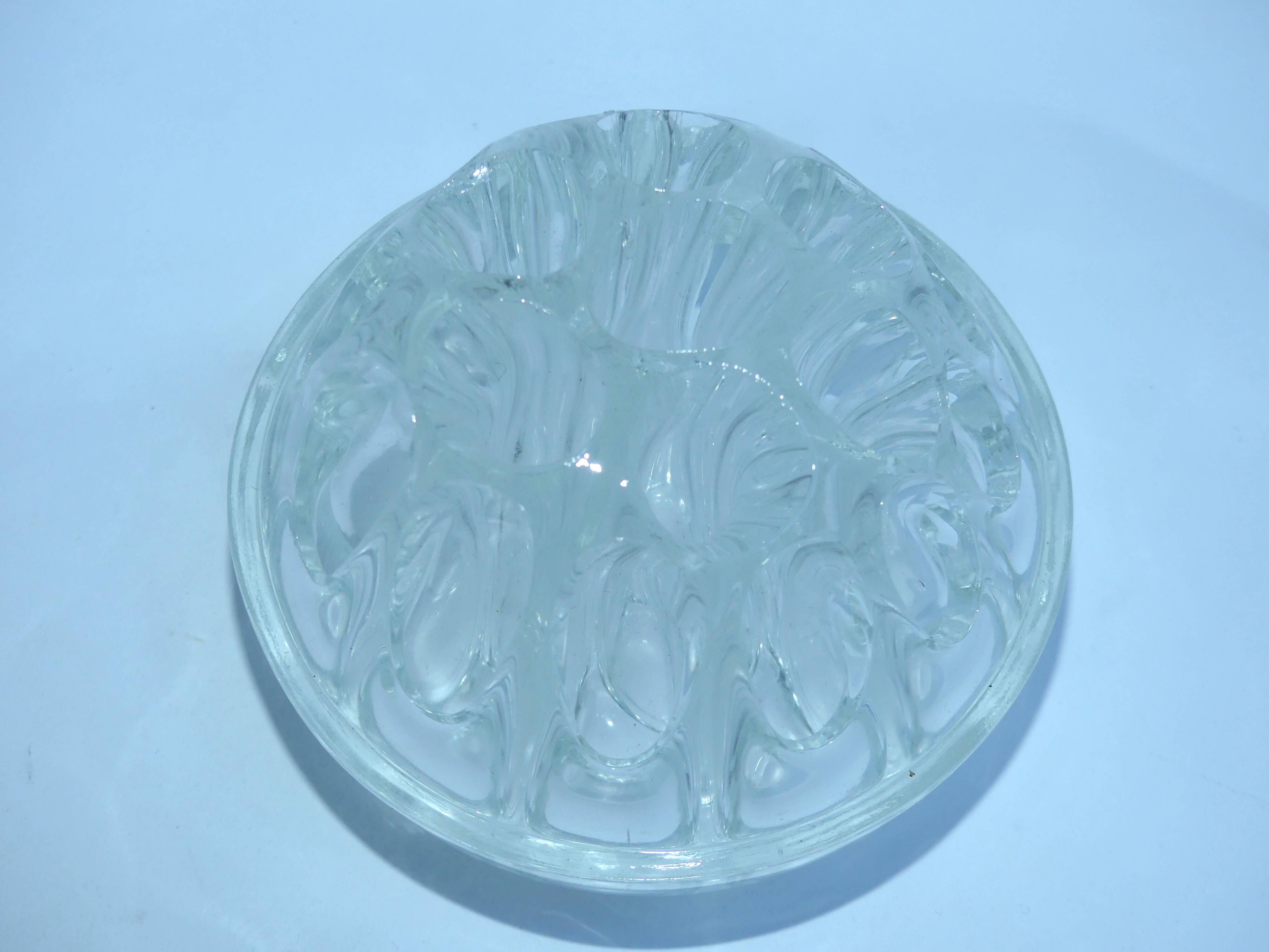 Vase pique fleurs 19 trous en verre