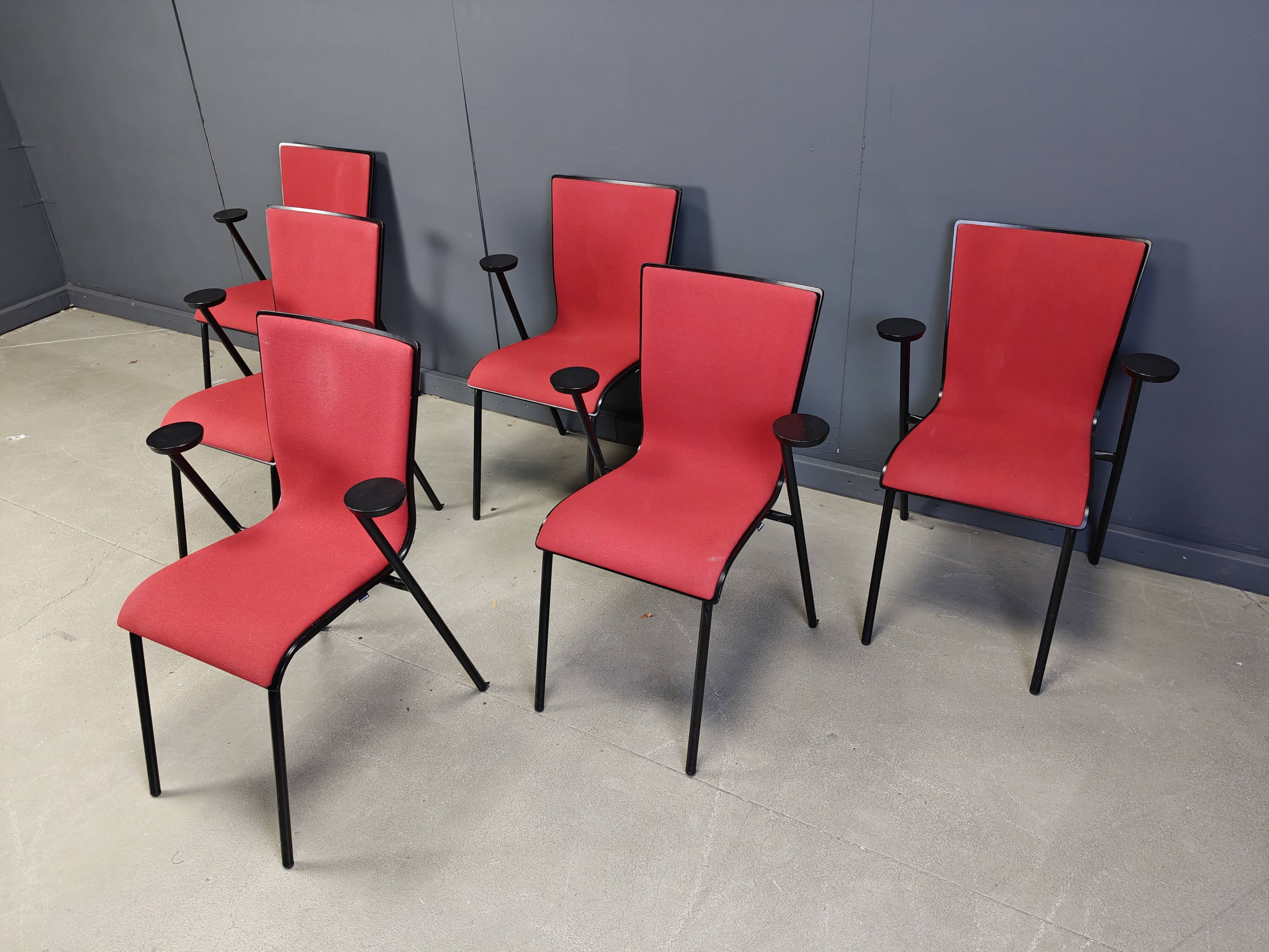 Vintage Occhio Chairs by Roel Vandebeek for Drisag, 2000s - set of 6