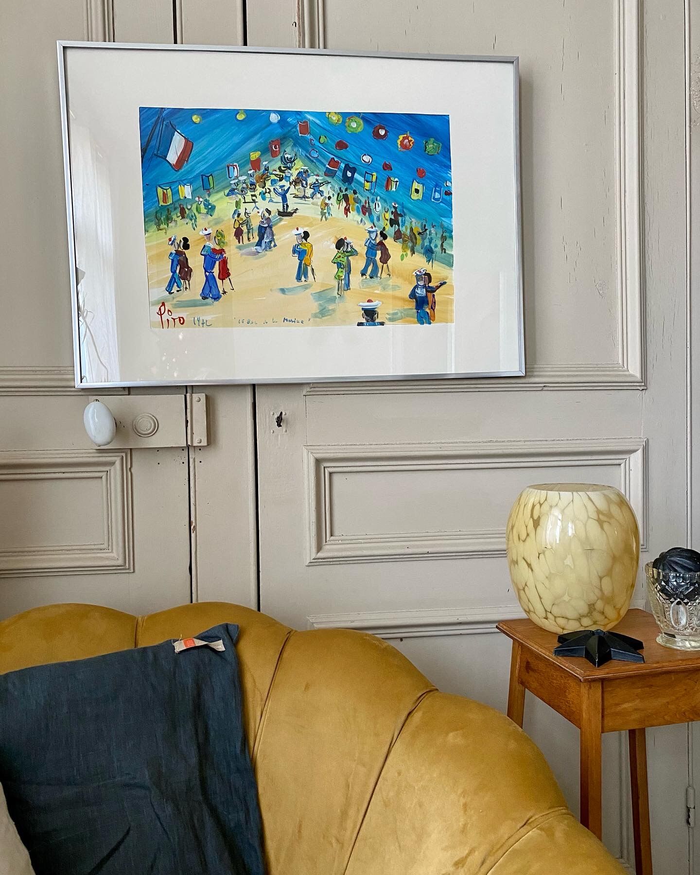 Gouache on paper signed Pito, dated 1972