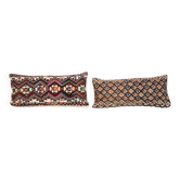 Set of 2 vintage Turkish cushion covers 25x61 cm