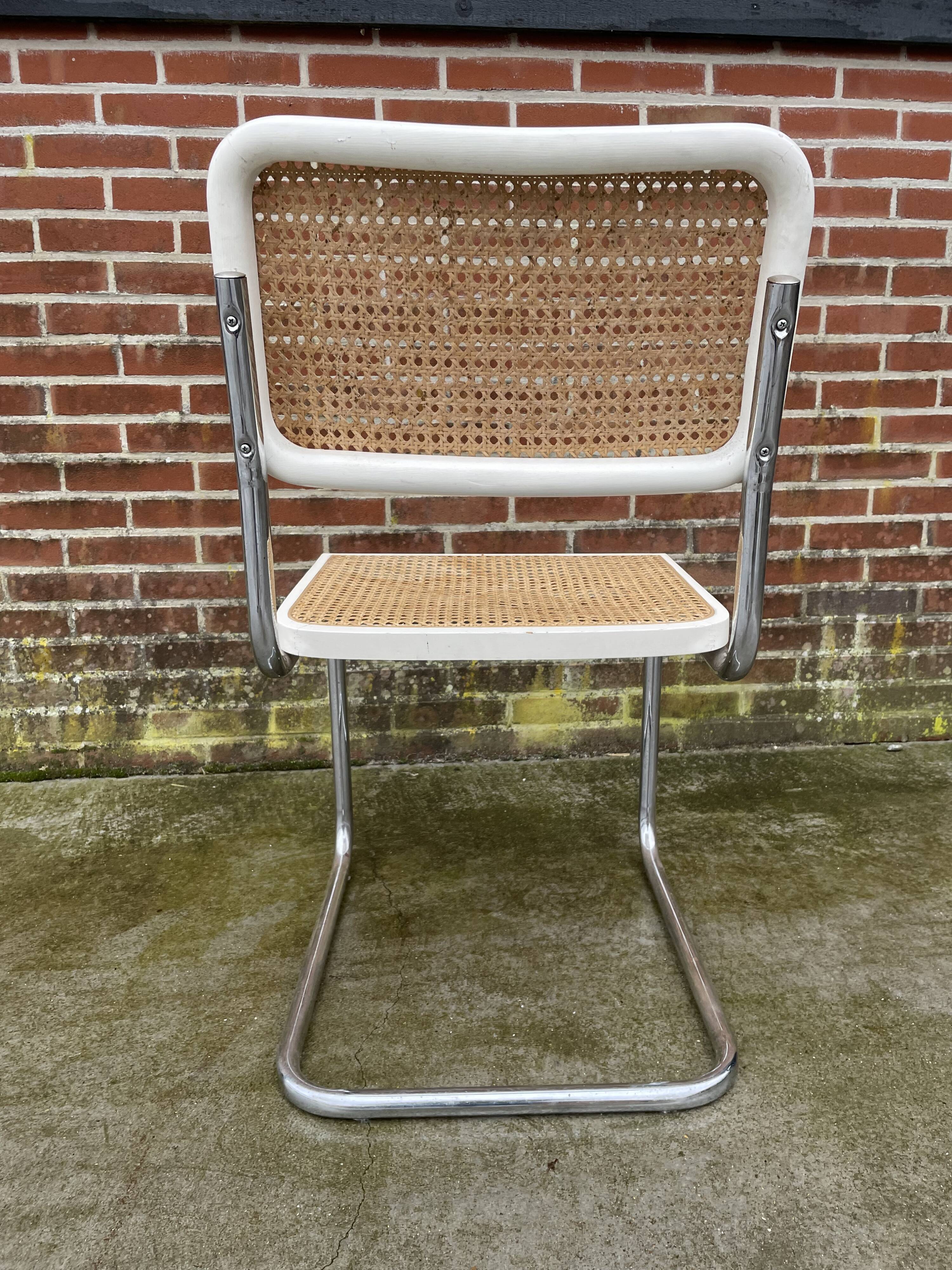 Cesca design chair b32 model in chrome