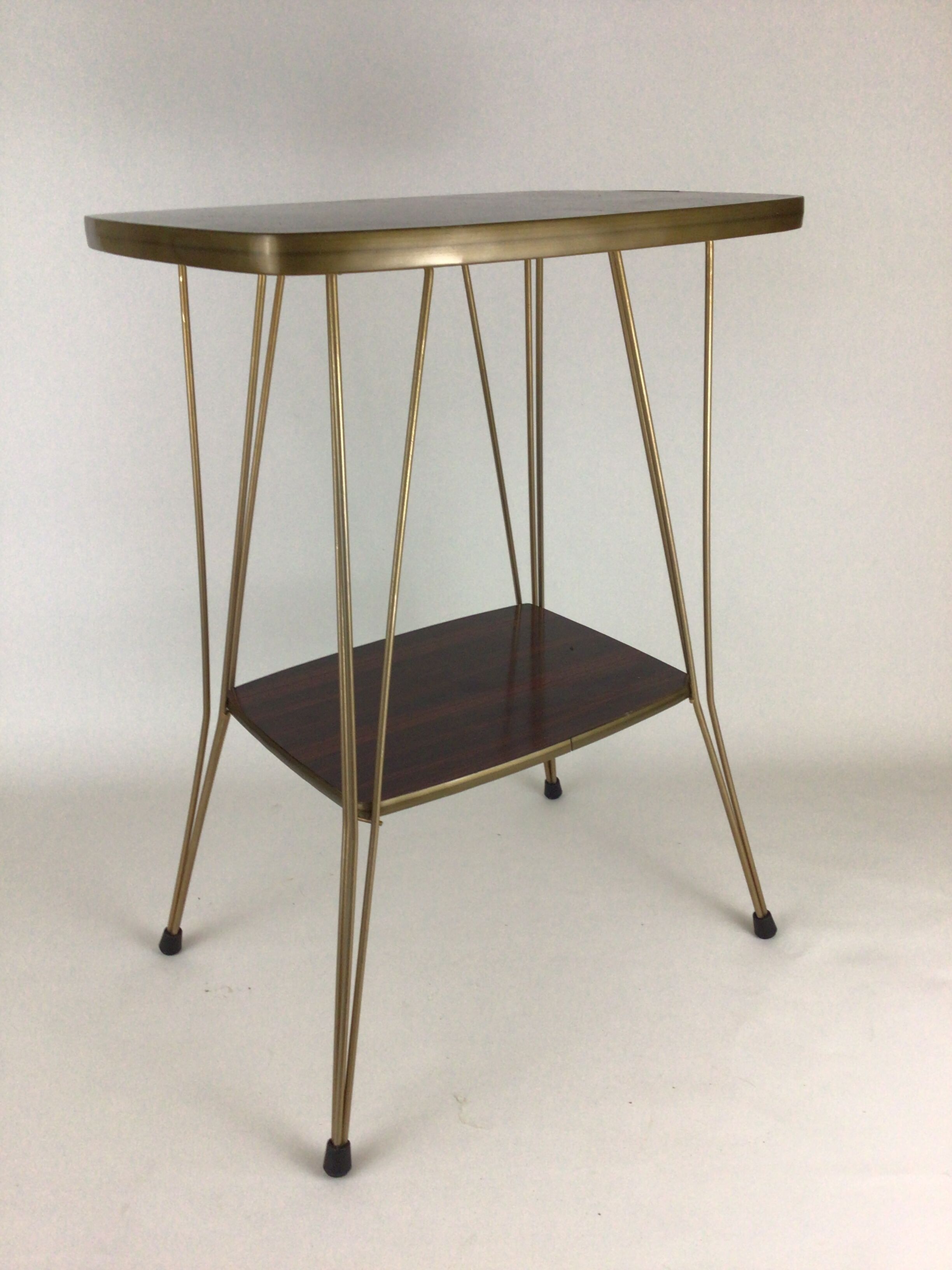 Vintage formica feet side table