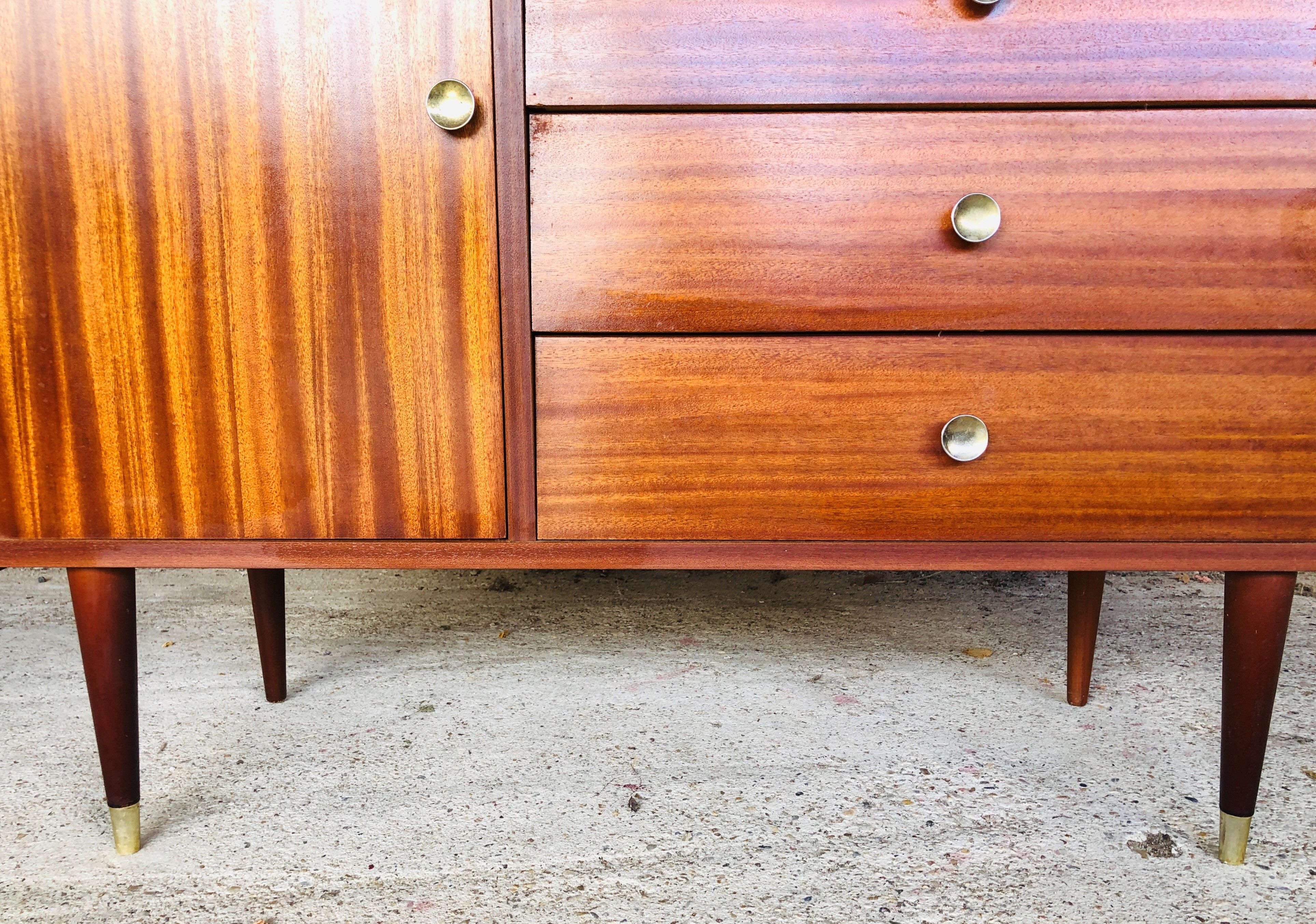 Vintage chest of drawers four drawers and 1 60s door