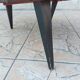 Fauteuil vintage rouge et noir 1960