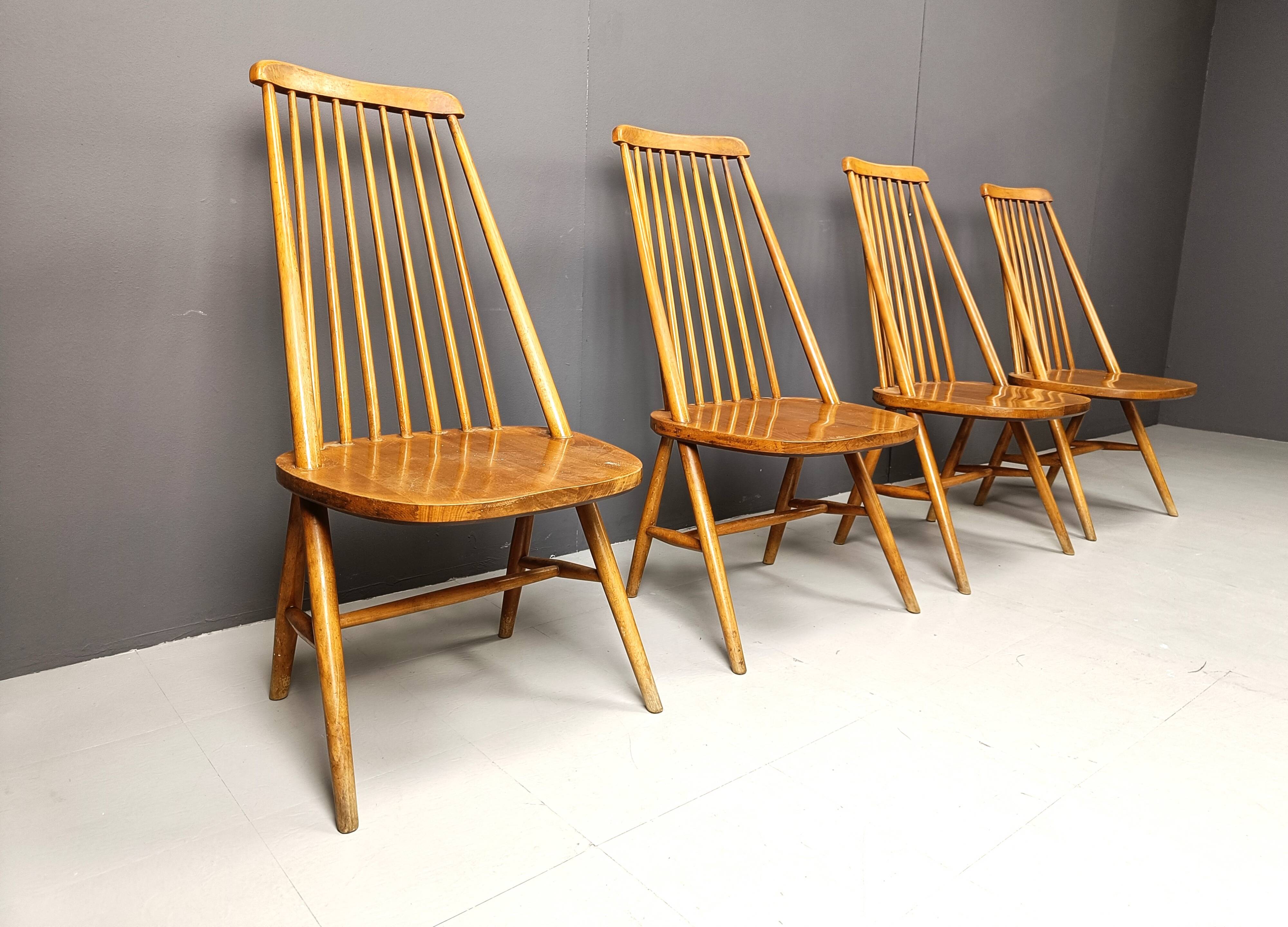 Mid century scandinavian dining chairs, 1960s