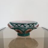 Ceramic bowl with Robert Picault ears, signed
