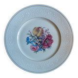 Decorative plate in Limoges porcelain - Floral design