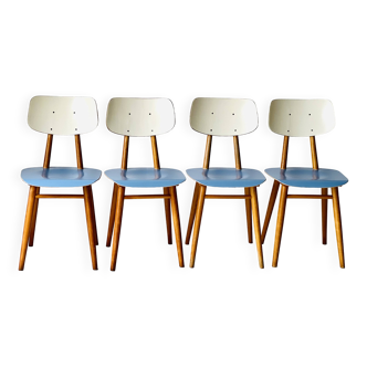 Chaises de salle à manger vintage de Ton, 1960'