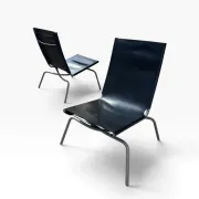 Set of 2 Crossed Legged lounge chairs by Fabiaan van Severen.