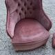 Lot de 2 fauteuils crapaud vintage 