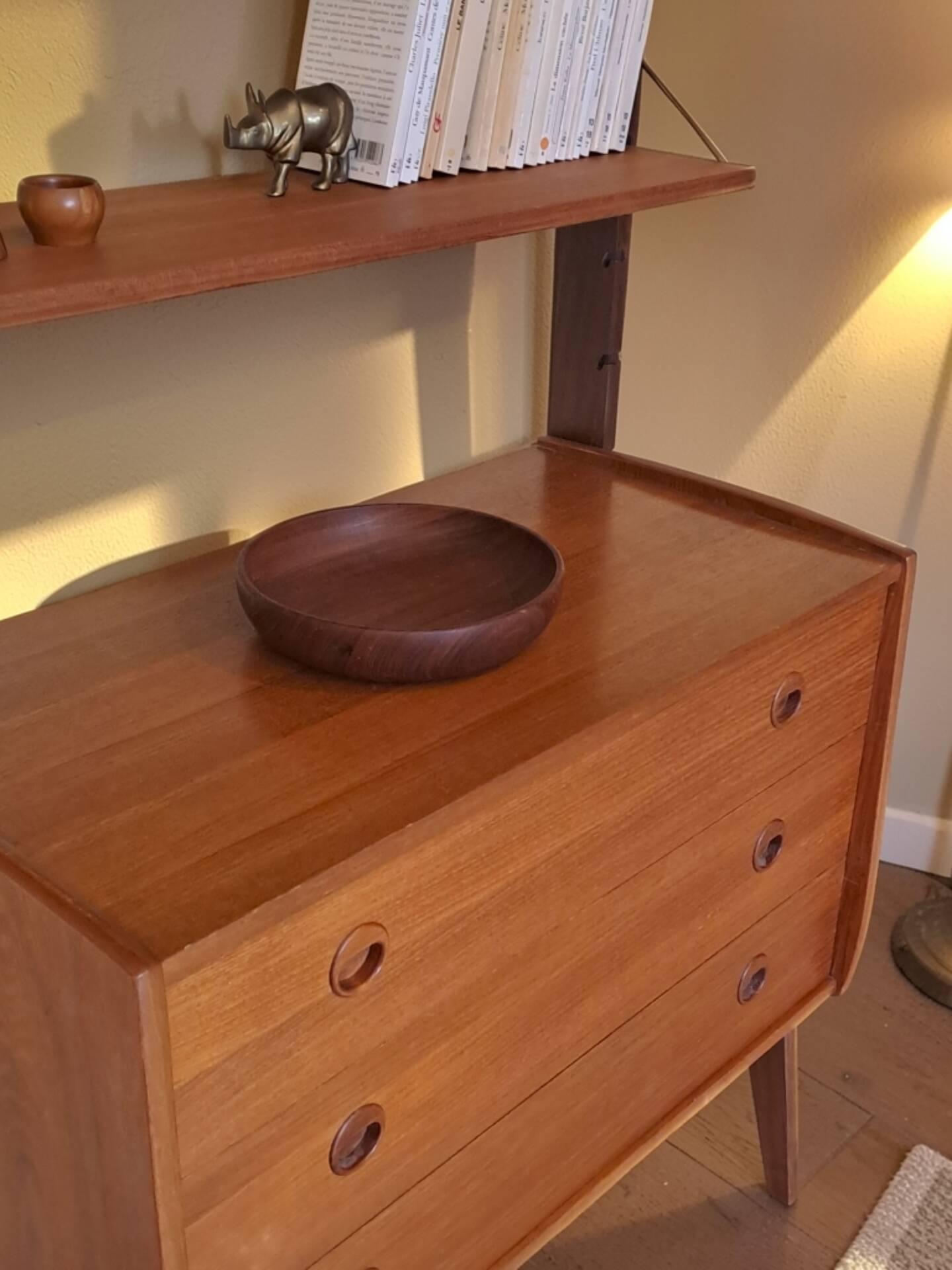 Ergo teak storage furniture, Scandinavian Vintage 1960s