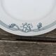 Sarreguemine white porcelain round dish