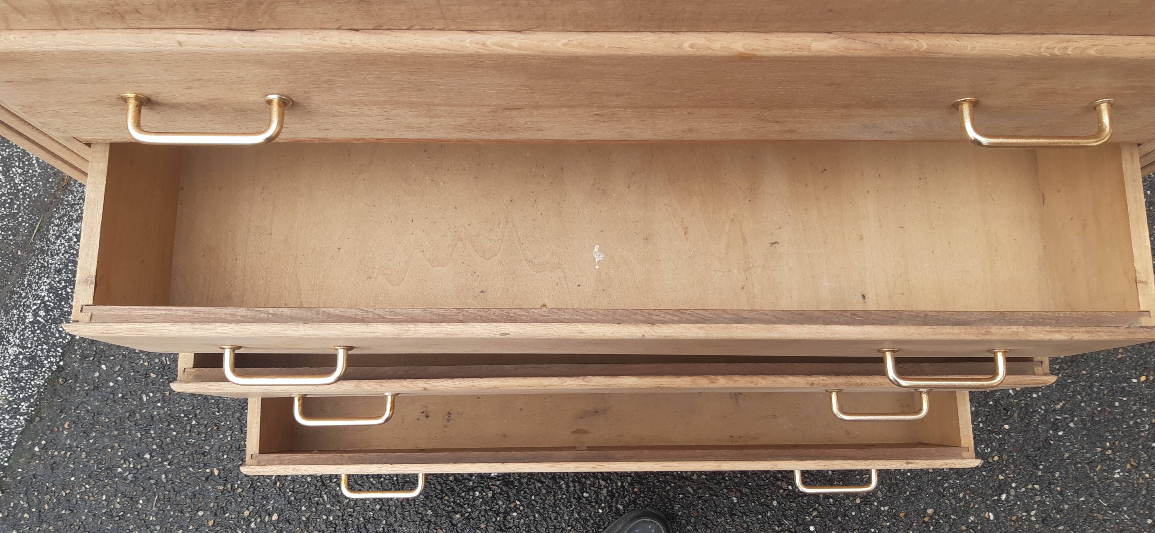 Commode vintage bois brut