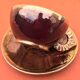 1960s Ceramic Breakfast Cup / Saucer in the Vallauris Style