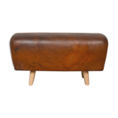 Leather horse bench