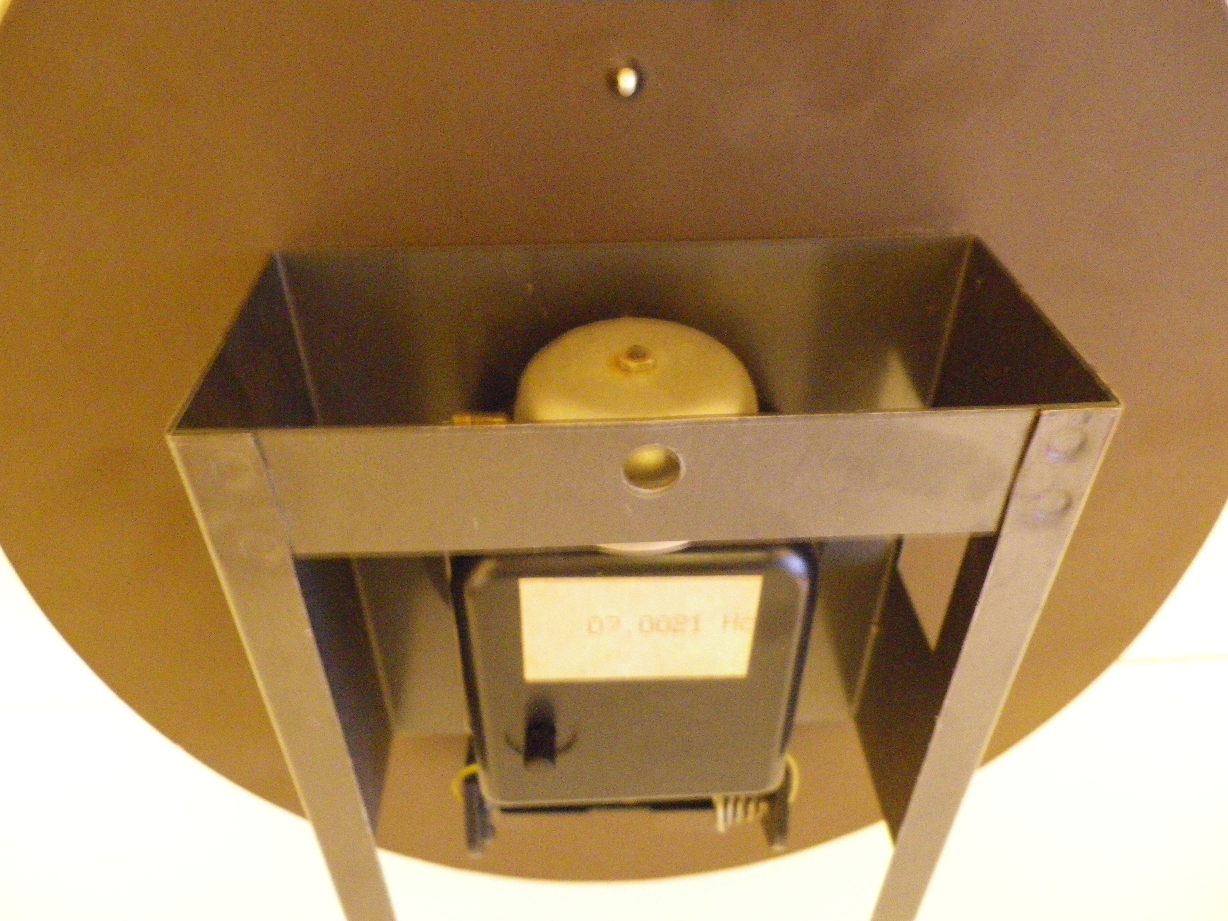 Wall Clock Star - Laiton, glass, formica - 1960s
