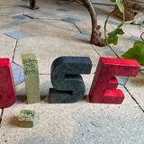 Wooden letters