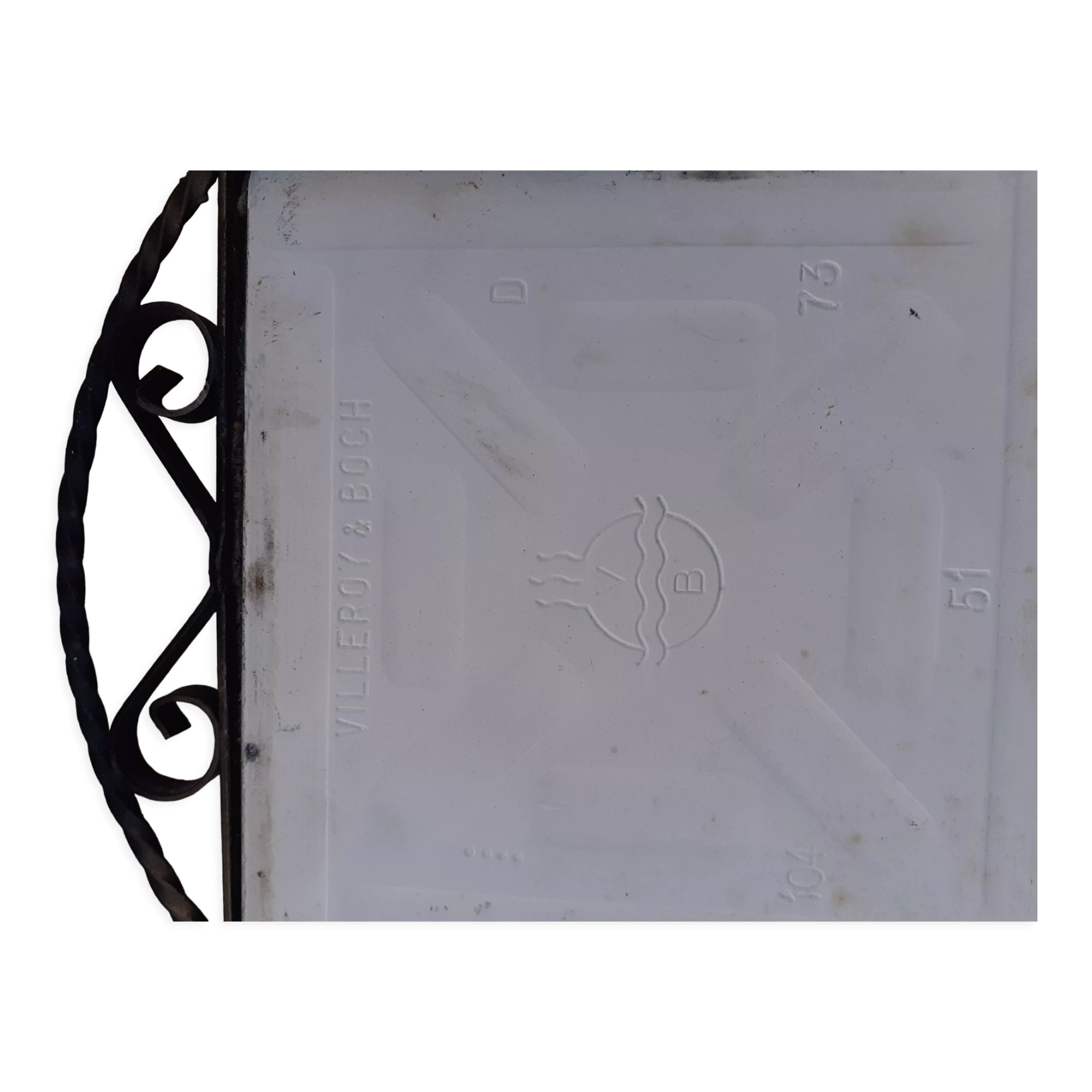 Sellette wrought iron Villeroy and Boch