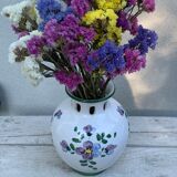 Vintage vase in bloom