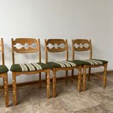 Mid-century oak danish dining chairs