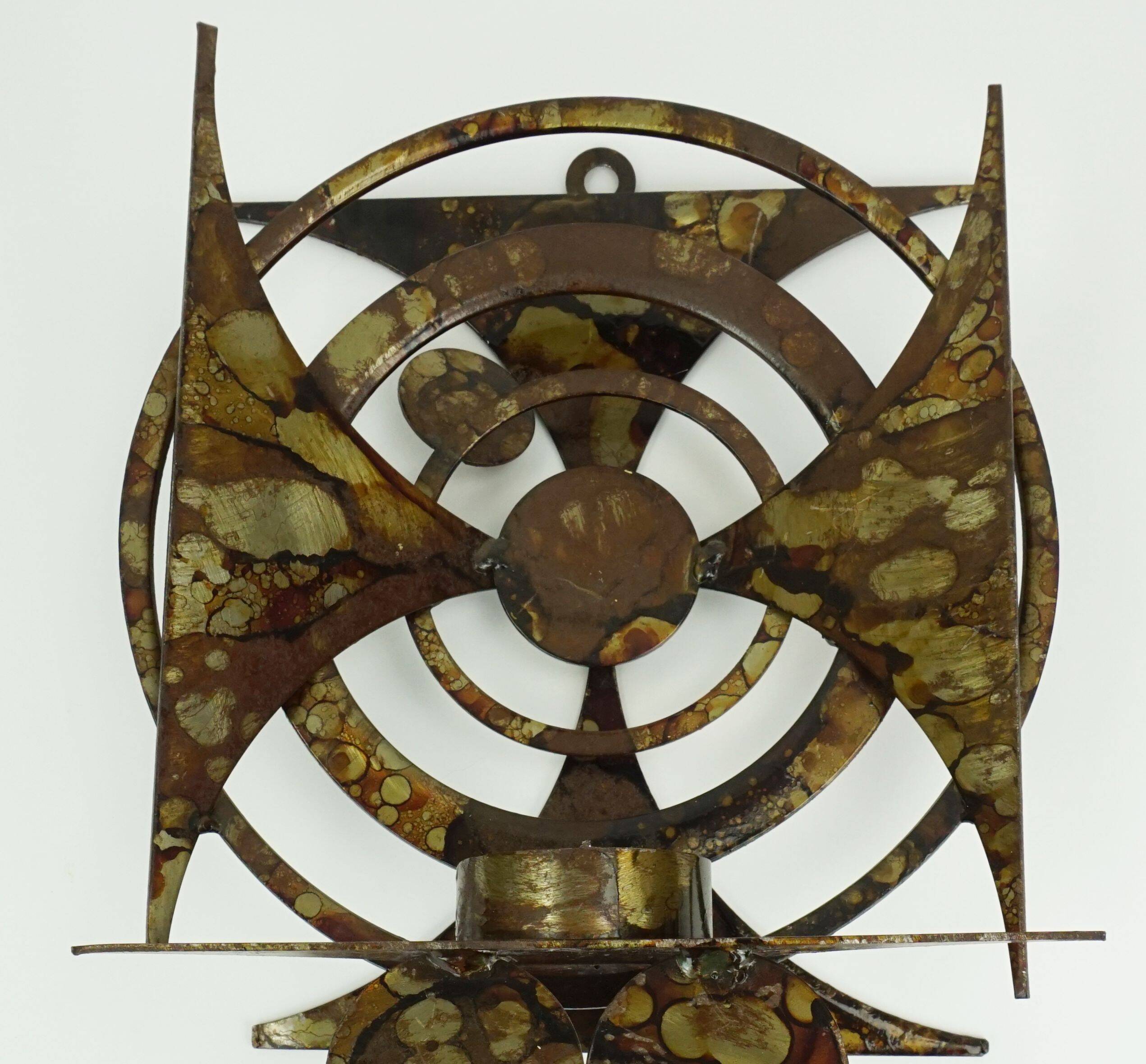 Henrik horst denmark wall candle holder iron brutalistic style