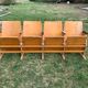 Mid-Century Hungarian Four-Seater Cinema Bench, 1950s
