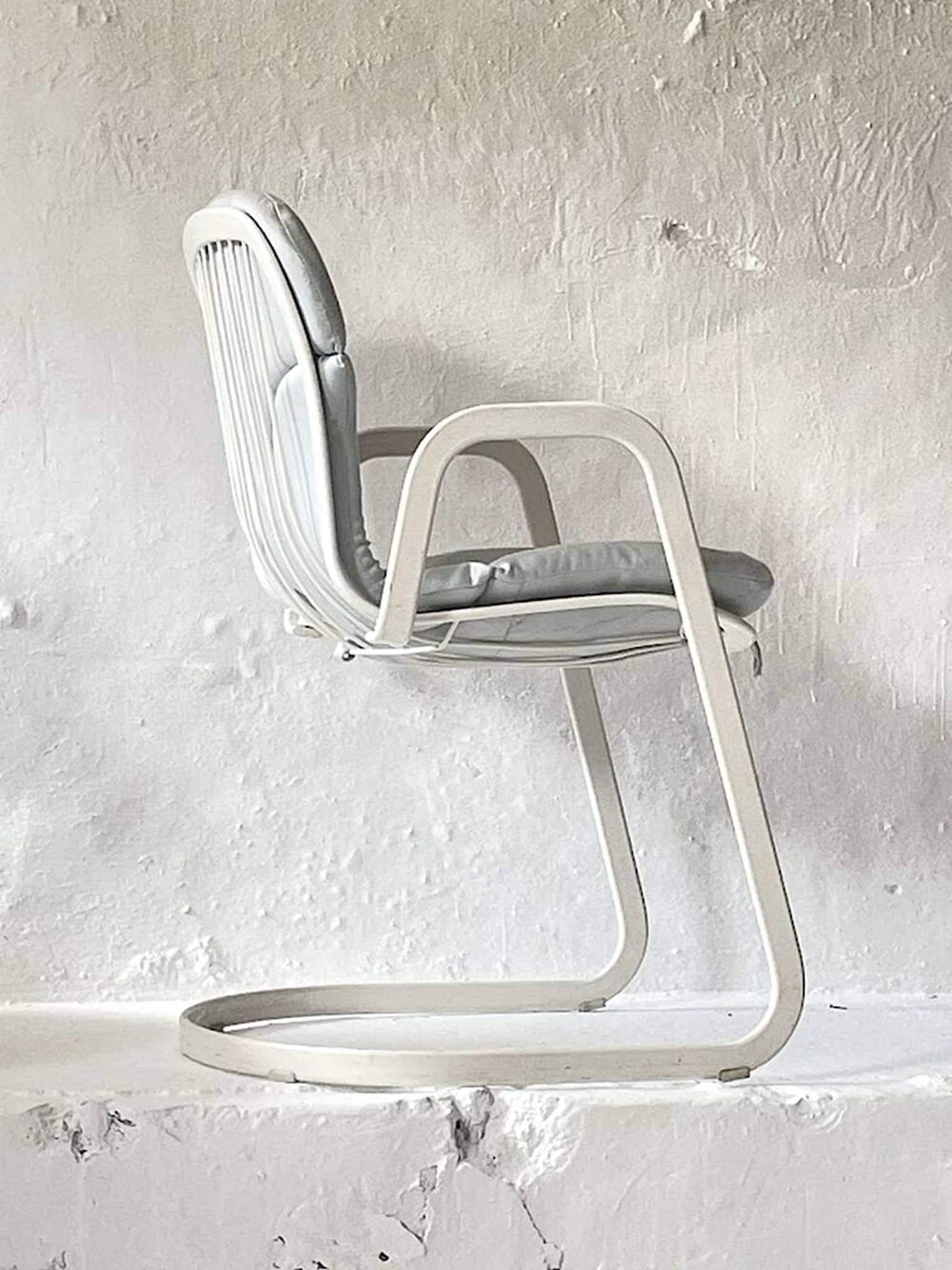 Fauteuil de salle à manger Cidue de Willy Rizzo, Italie, années 1970