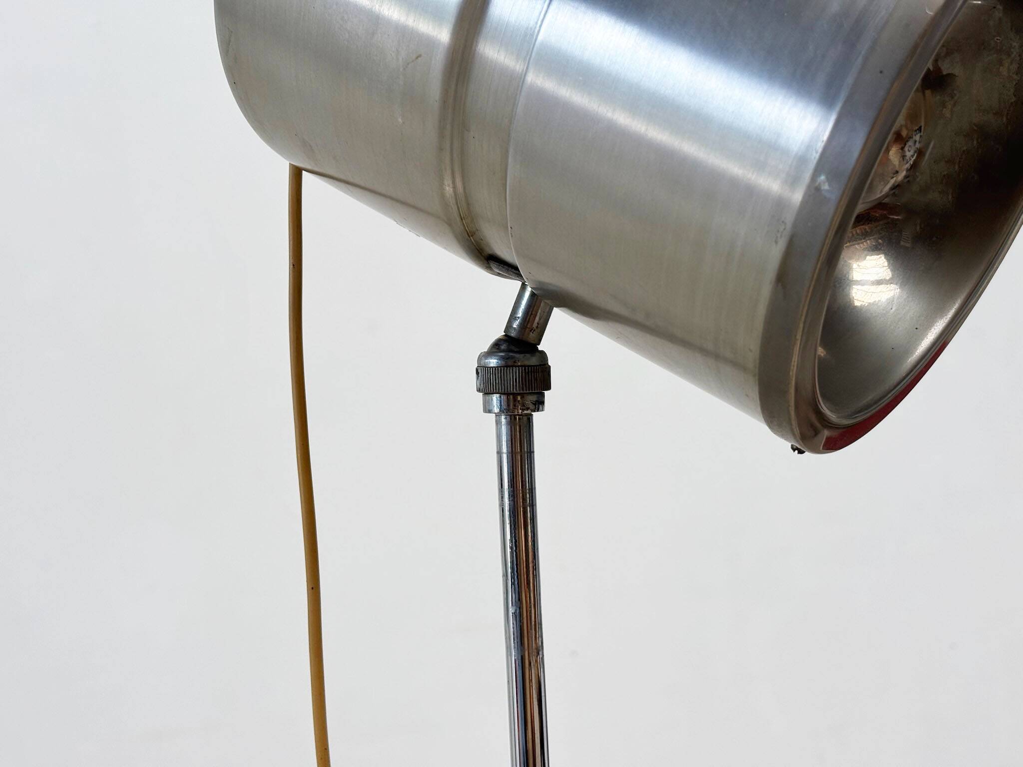 Chrome French floor lamp