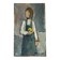 Oil on canvas "Young Girl with Fruit" 20th century, signed